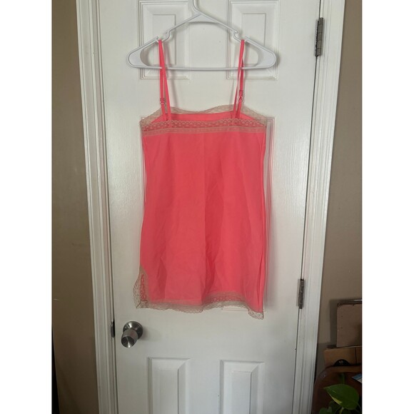 Fischer Heavenly Lingerie Size 30 Color Salmon Tan Lace Trim - Picture 9 of 10